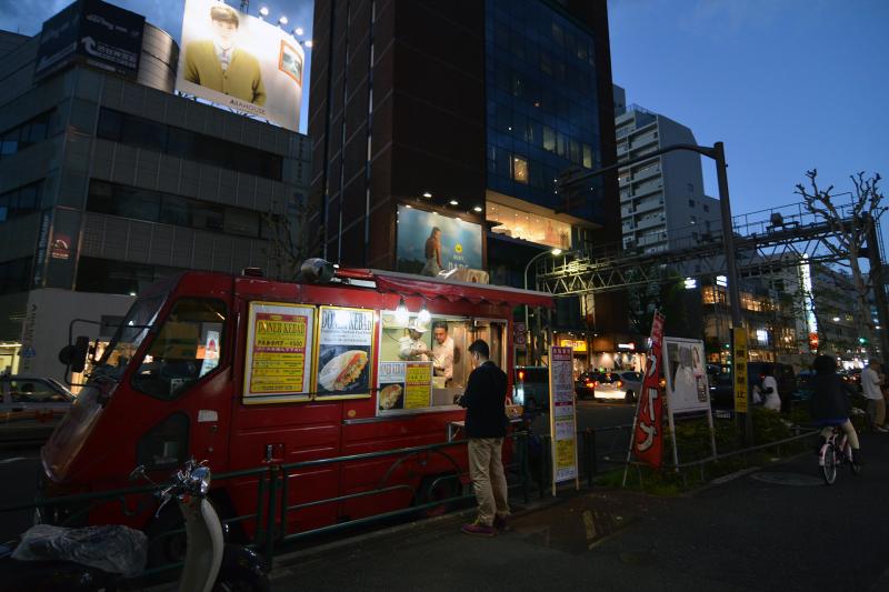 Döner-Verkäufer in Shibuya