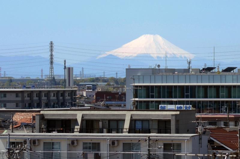 Der Fuji aus dem Norden Tokyos