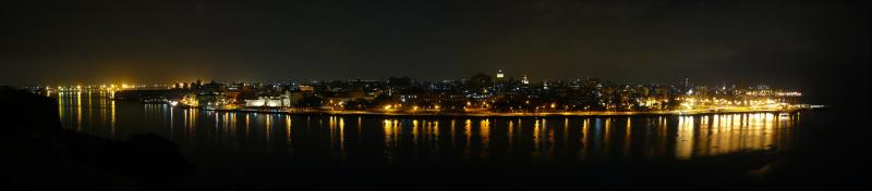Havana von der Burg bei Nacht Havana von der Burg bei Nacht