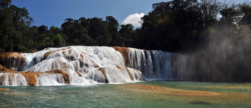 Die Wasserfaelle Agua Azul Die Wasserfaelle Agua Azul